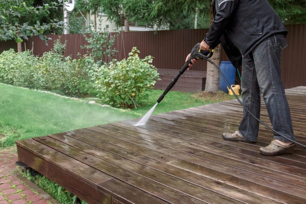 Deck Staining in Linton, IN