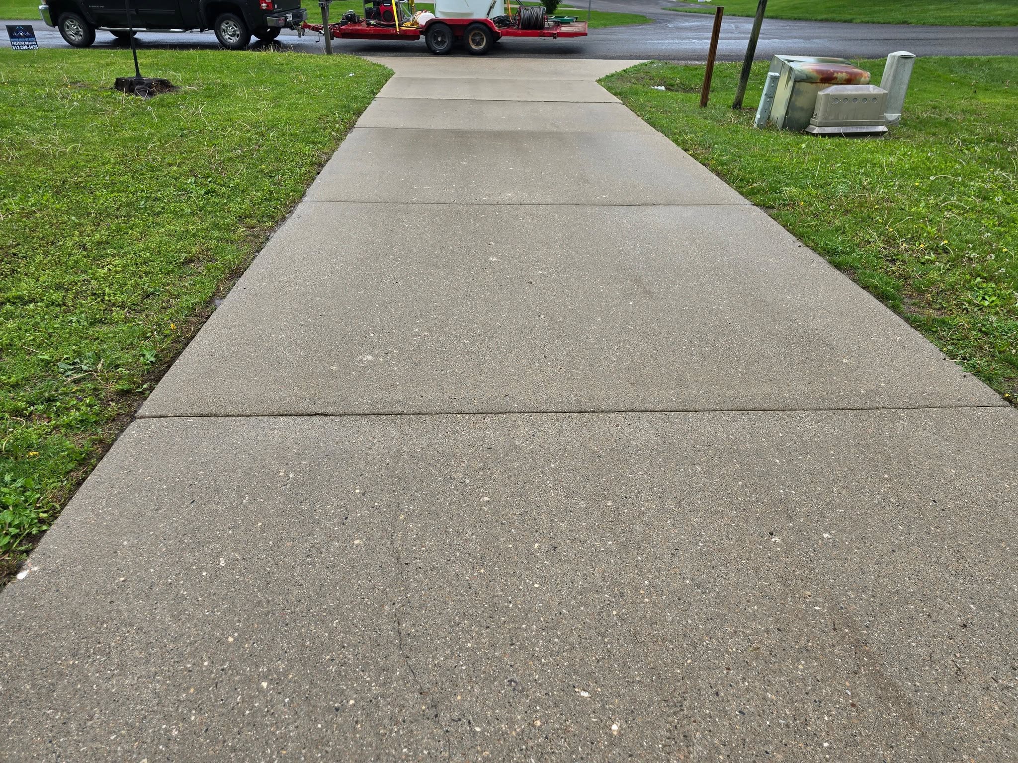 Driveway Pressure Washing